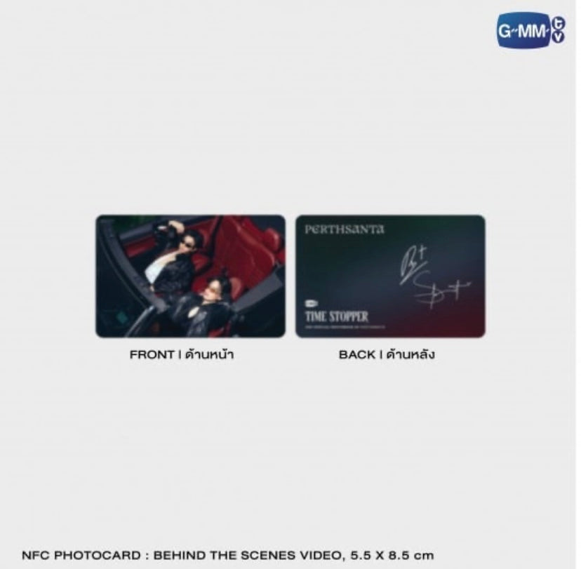 NFC photocard TIME STOPPER | THE OFFICIAL PHOTOBOOK OF PERTHSANTA