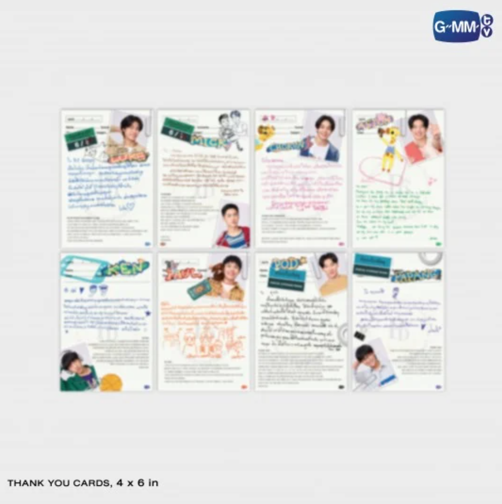 Thank You cards - BOYS IN LOVE MEMORIAL BOXSET