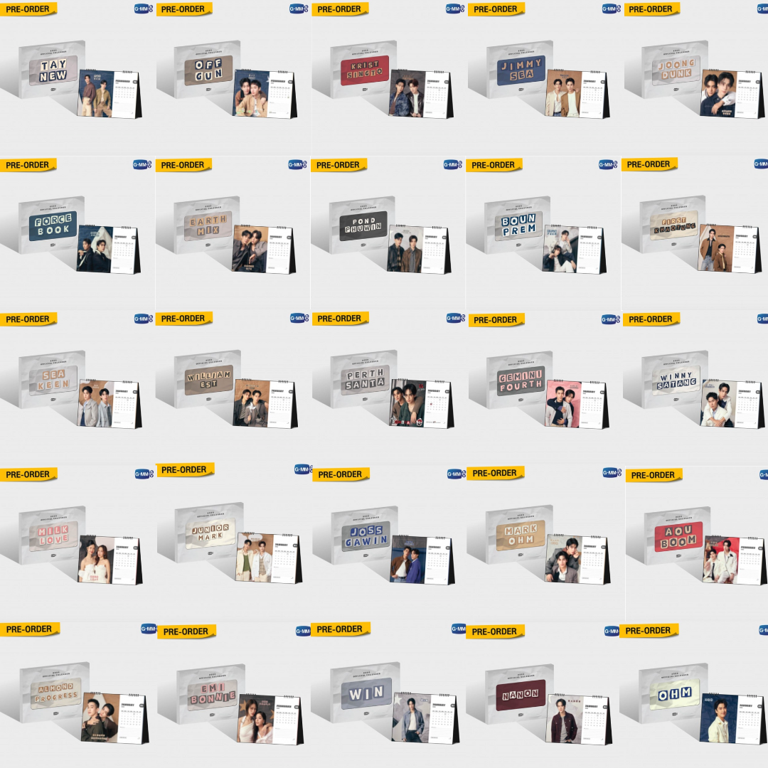 Précommande - GMMTV OFFICIAL CALENDAR 2026