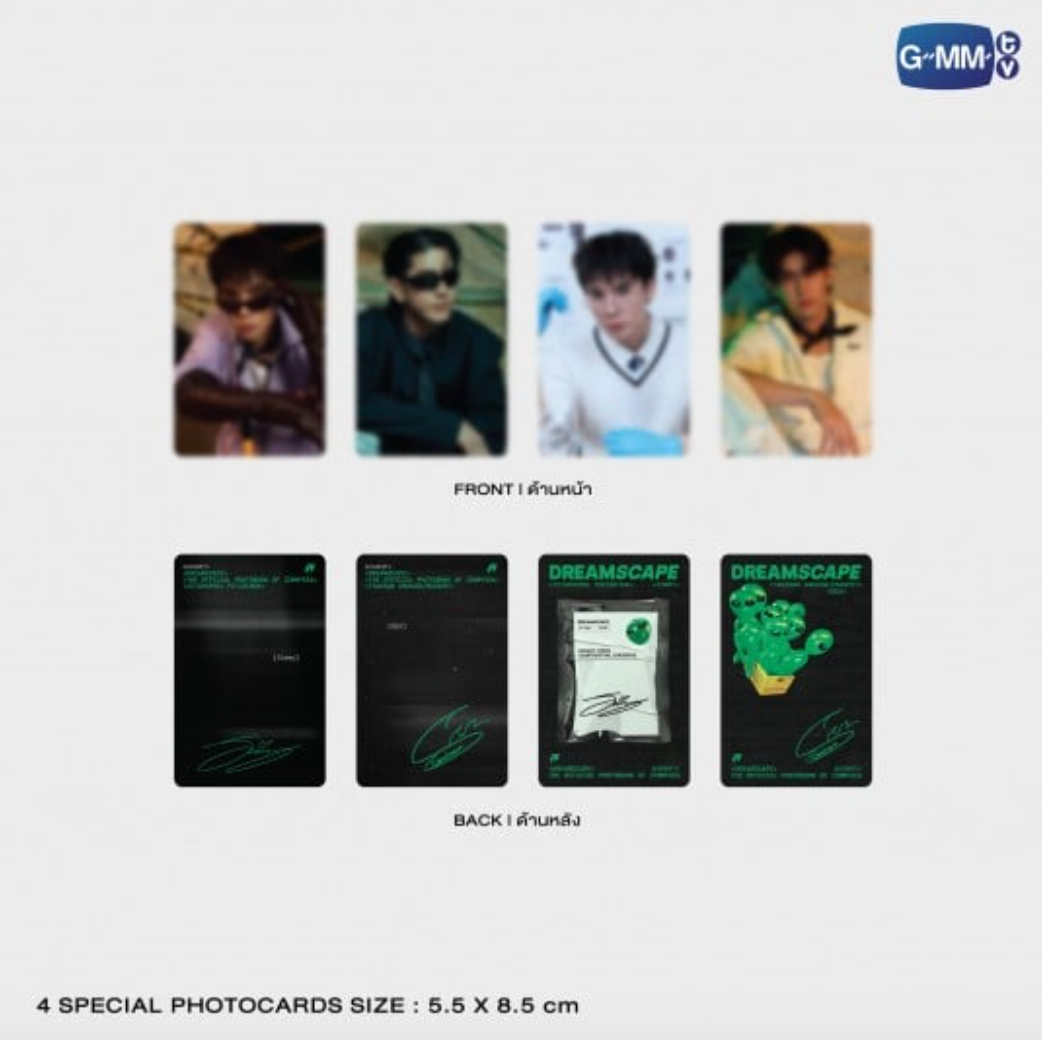 4 special photocards size - DREAMSCAPE THE OFFICIAL PHOTOBOOK OF JIMMYSEA