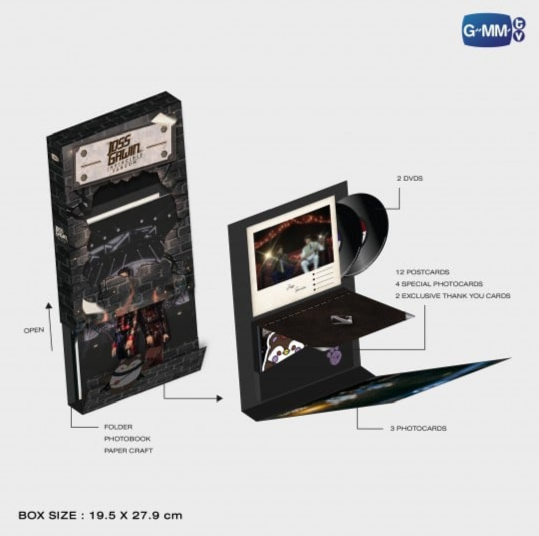 Box Size - DVD BOXSET JOSS GAWIN INVINCIBLE FANCON