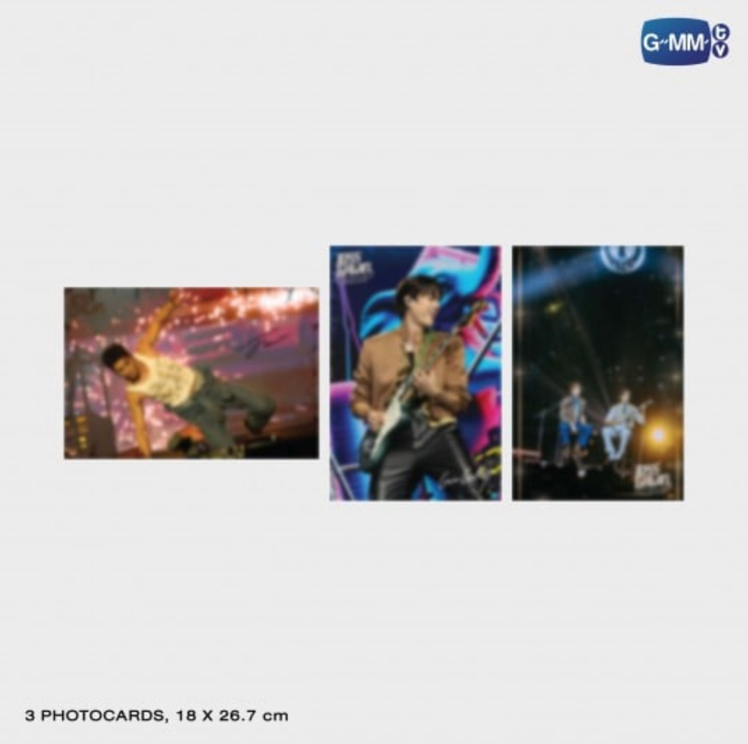 3 photocards - DVD BOXSET JOSS GAWIN INVINCIBLE FANCON