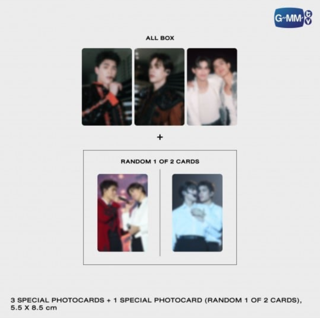 3 special photocards + 1 special Photocard - DVD BOXSET JOSS GAWIN INVINCIBLE FANCON