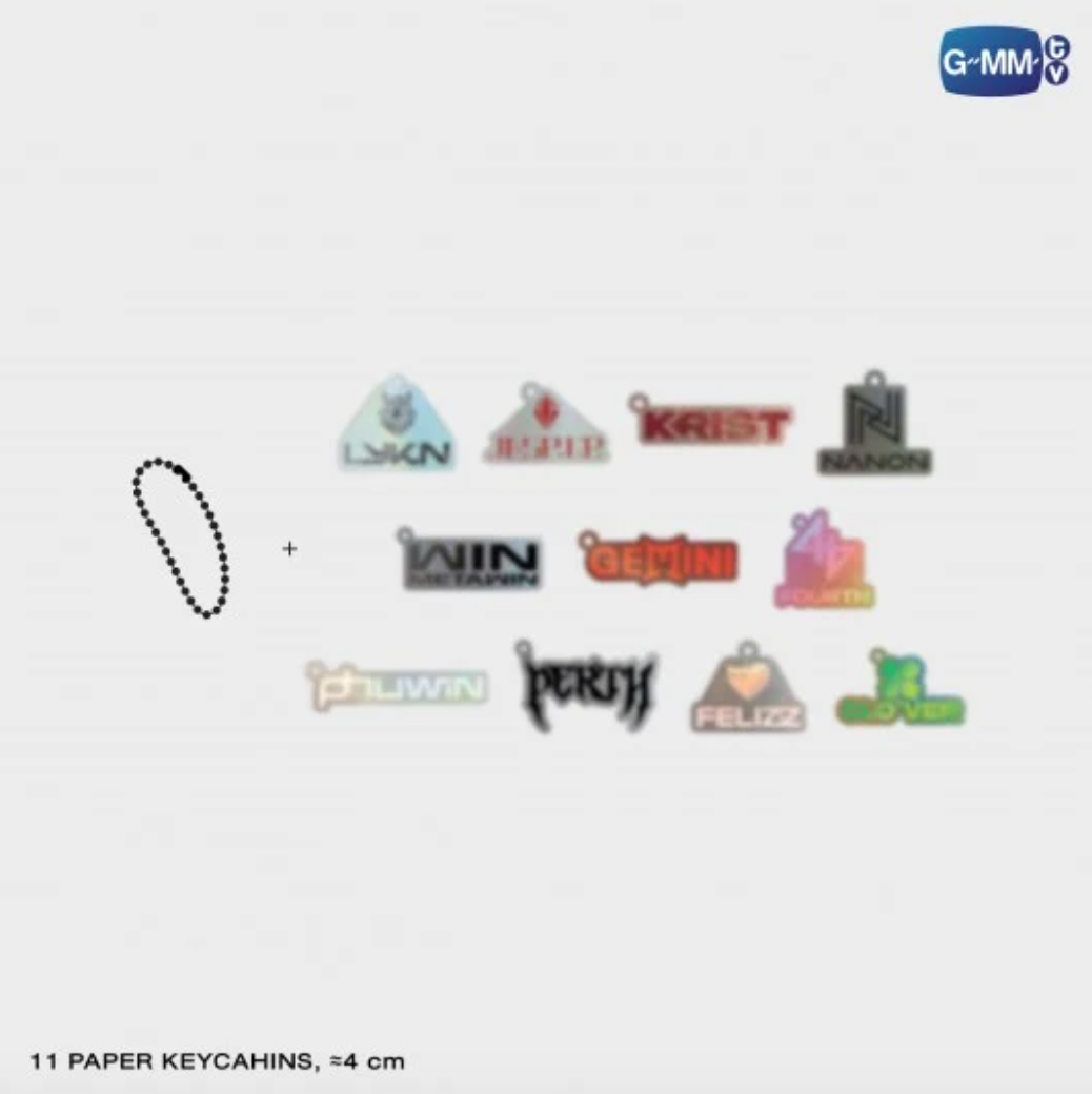 11 paper keychains - DVD BOXSET RISER CONCERT : THE FIRST RISE