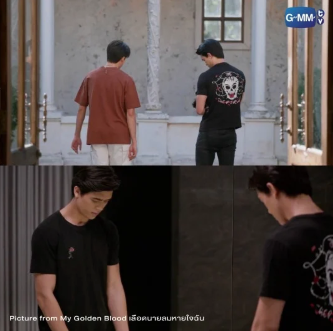 MY GOLDEN BLOOD black T-shirt