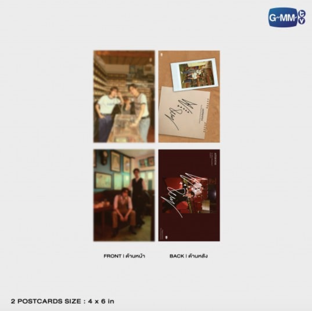 2 Postcards size - AETERNITAS THE OFFICIAL PHOTOBOOK OF BOUNPREM 