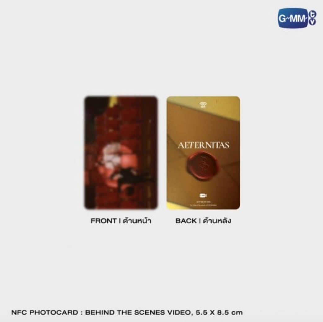 NFC Photocard : behin the scenes video  - AETERNITAS THE OFFICIAL PHOTOBOOK OF BOUNPREM 
