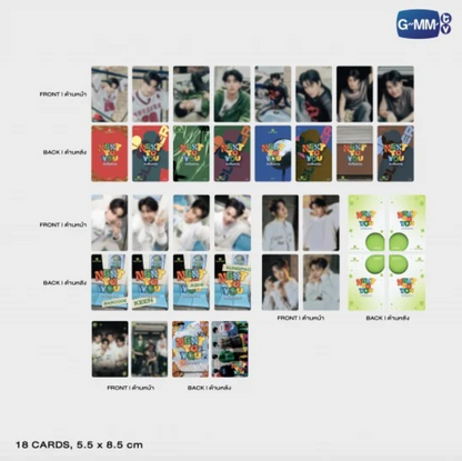 18 cards - CLO’VER COLLECTIBLE CARD SET