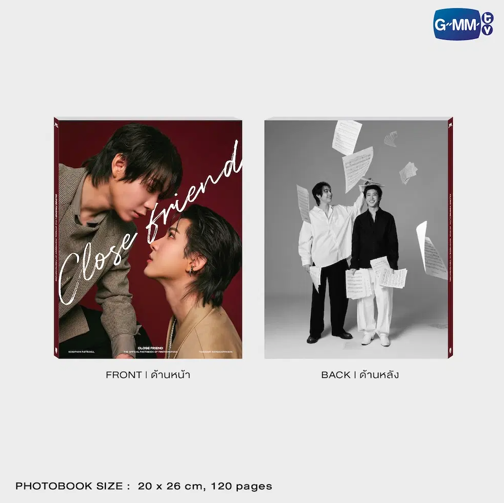 Photobook size - Close Friend The Official Photobook of First Khaotung