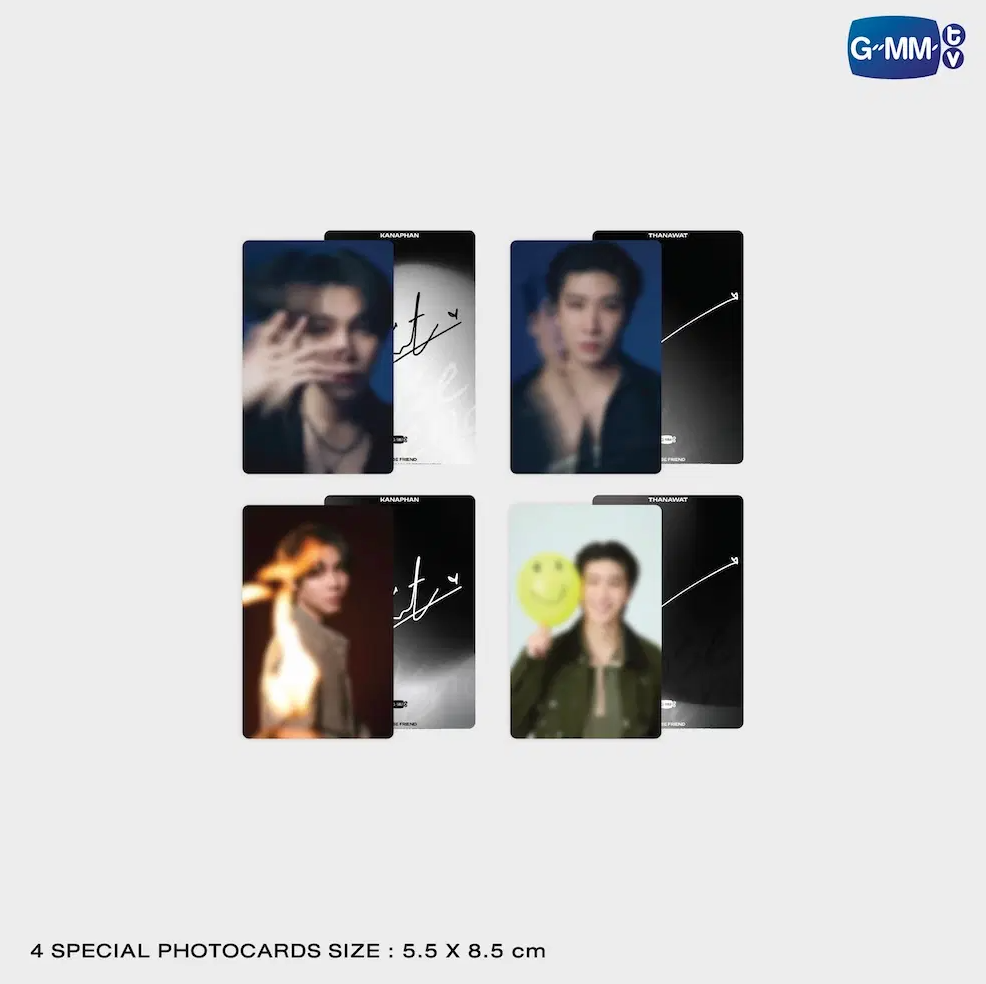 4 special photocards size - Close Friend The Official Photobook of First Khaotung 