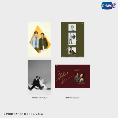 2 postcards size - Close Friend The Official Photobook of First Khaotung