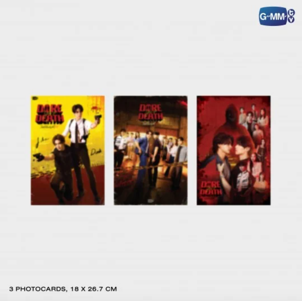 3 photocards DARE YOU TO DEATH MEMORIAL BOXSET 