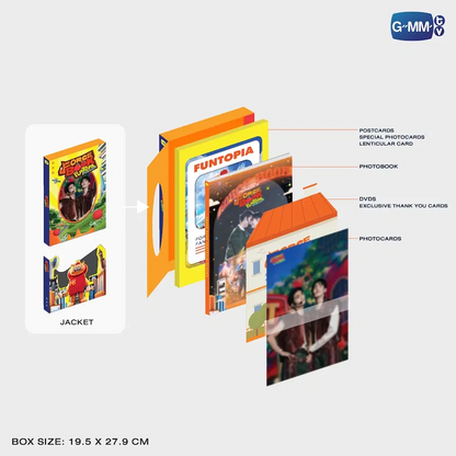 BoxSize - DVD BOXSET FORCE BOOK FUNTOPIA FANCON 