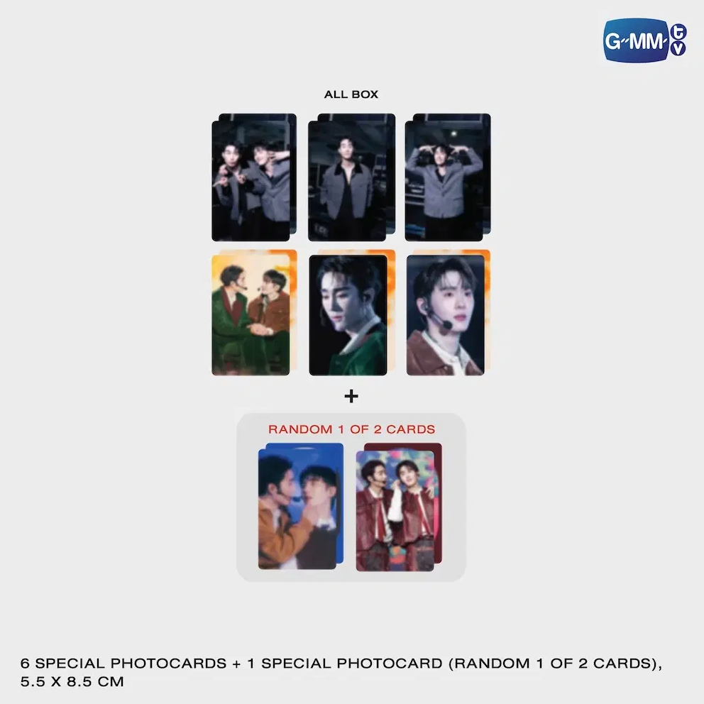 6 special photocard + 1 special photocard - DVD BOXSET FORCE BOOK FUNTOPIA FANCON 