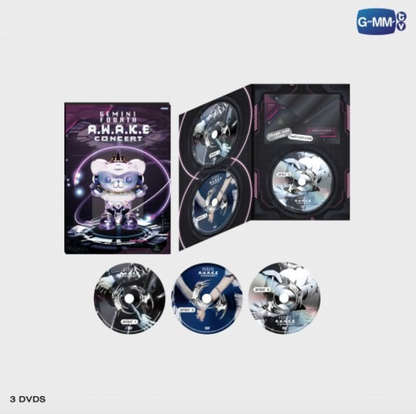 3 DVDs - DVD BOXSET GEMINI FOURTH A.W.A.K.E CONCERT