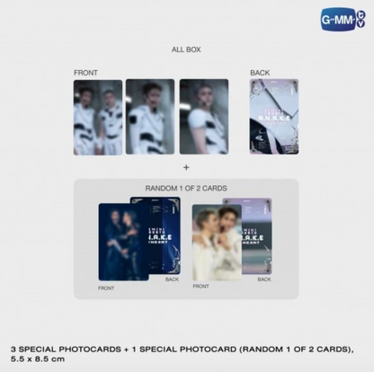 3 SPECIAL PHOTOCARDS + 1 SPECIAL PHOTOCARD - DVD BOXSET GEMINI FOURTH A.W.A.K.E CONCERT