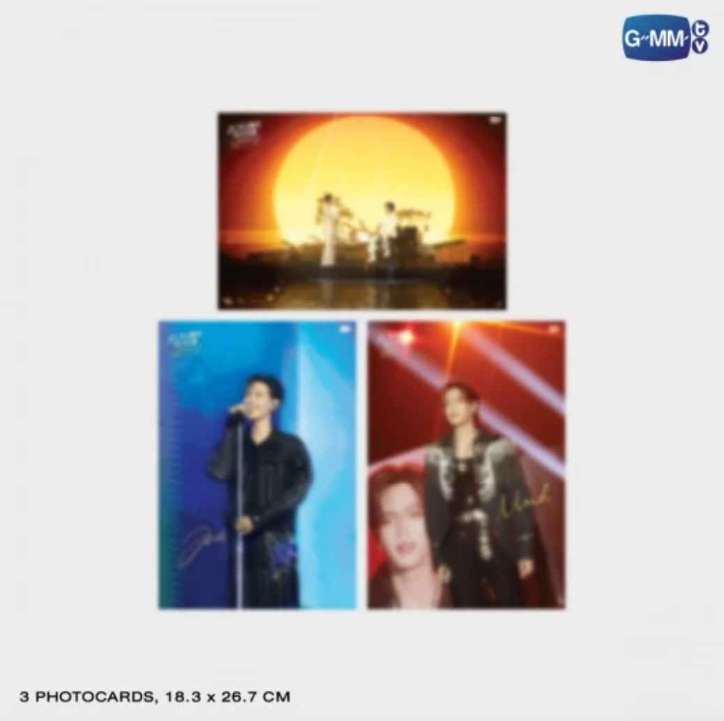 3 photocards - DVD BOXSET JUNIOR MARK SHINERISE FANCON
