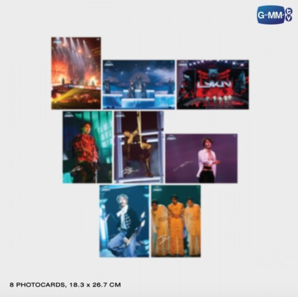 8 photocards DVD BOXSET LYKN DUSK & DAWN CONCERT 