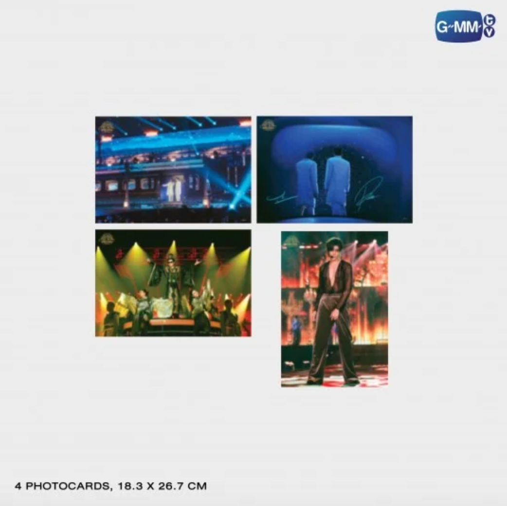 4 photocards - DVD BOXSET POND PHUWIN RENDEZVOUS FANCON