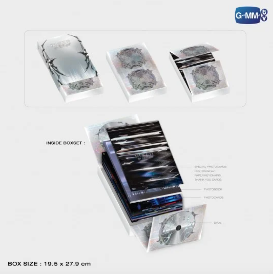 Inside box - DVD BOXSET RISER CONCERT : THE FIRST RISE 