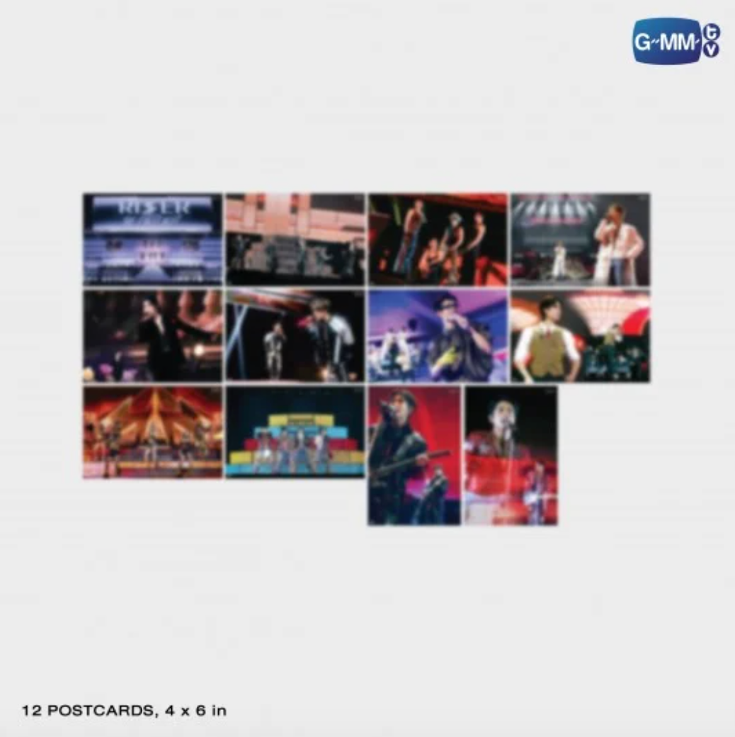 12 postacards - DVD BOXSET RISER CONCERT : THE FIRST RISE 