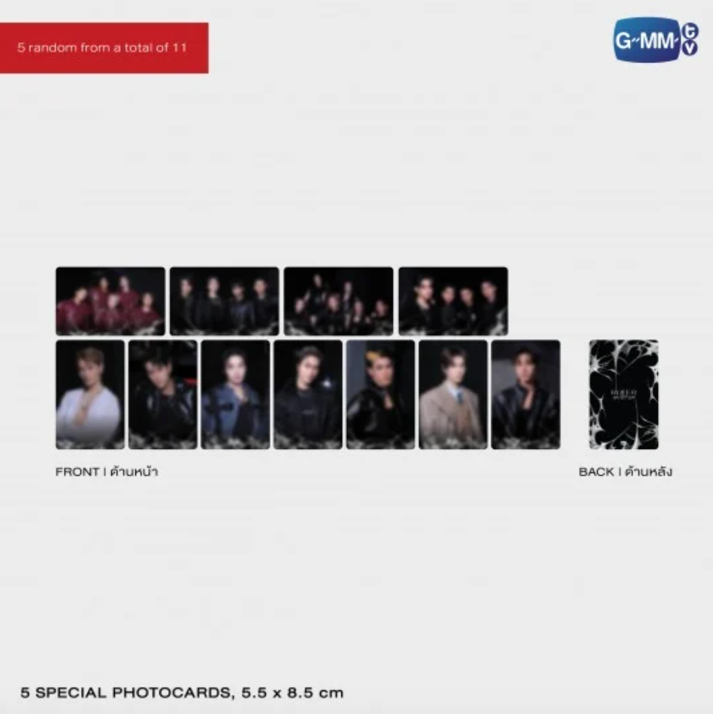5 special photocards  DVD BOXSET RISER CONCERT : THE FIRST RISE