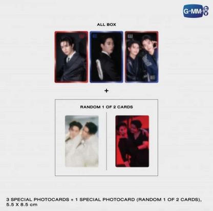 3 special photocards + 1 special photocard - BOXSET WILLIAM EST WE MAGNETIC FANCON 