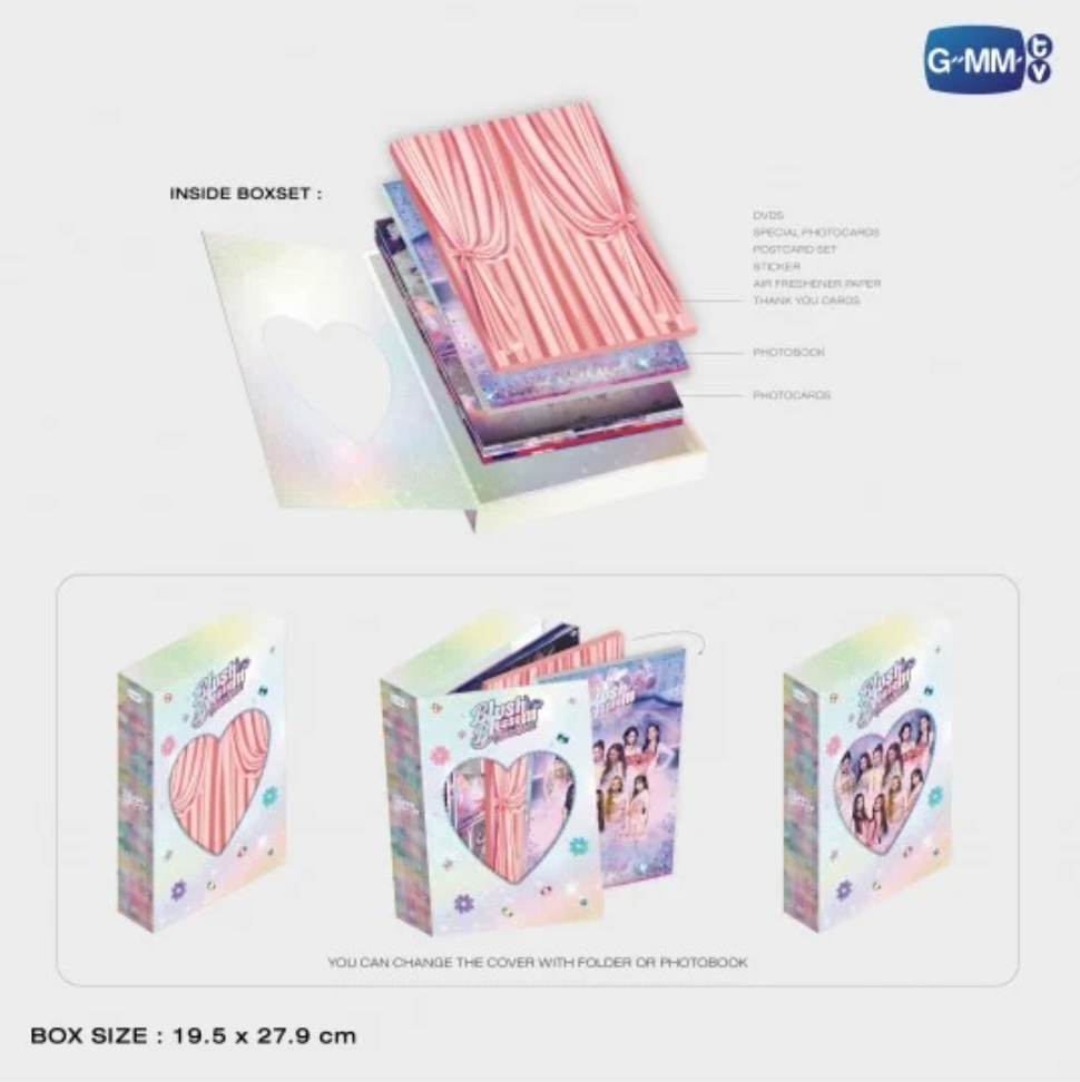 Box size - BLUSH BLOSSOM FAN FEST 