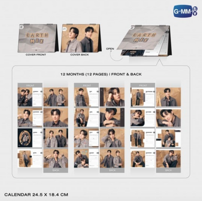 EARTH MIX OFFICIAL CALENDAR 2026