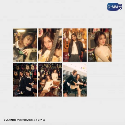 7 jumbo postcards - EMIBONNIE FALL FOR YOU PHOTO SET 