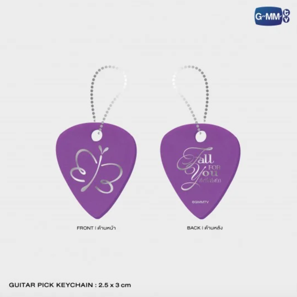 Guitar pick keychain EMIBONNIE FALL FOR YOU PHOTO SET