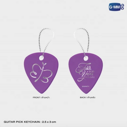 Guitar pick keychain EMIBONNIE FALL FOR YOU PHOTO SET
