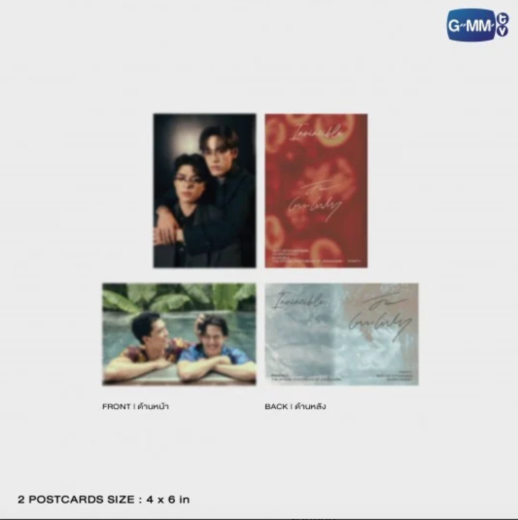 2 Postcards size - INVINCIBLE THE OFFICIAL PHOTOBOOK OF JOSSGAWIN 