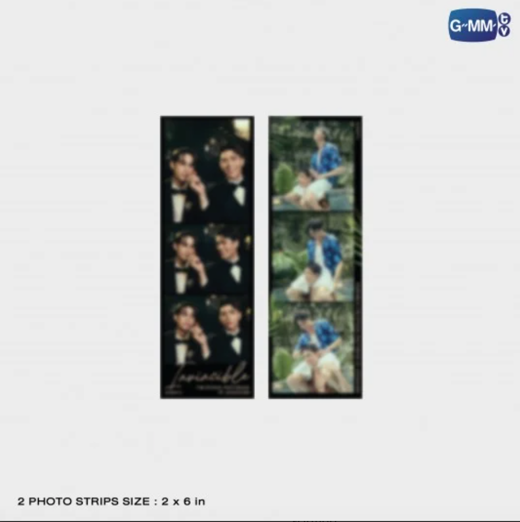 2 photo Strips size - INVINCIBLE THE OFFICIAL PHOTOBOOK OF JOSSGAWIN 