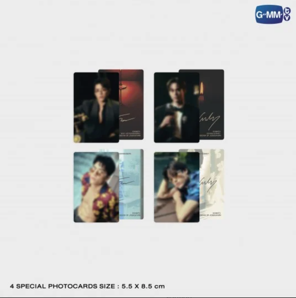 4 Special Photocards size - INVINCIBLE THE OFFICIAL PHOTOBOOK OF JOSSGAWIN
