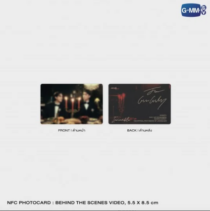 NFC Photocard : Behind the scenes video INVINCIBLE THE OFFICIAL PHOTOBOOK OF JOSSGAWIN 
