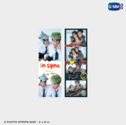 2 PHOTO STRIPS SIZE - IN SYNC THE OFFICIAL PHOTOBOOK OF SEAKEEN