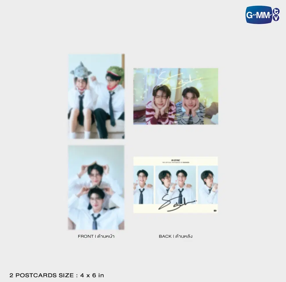 2 POSTCARDS SIZE _ IN SYNC THE OFFICIAL PHOTOBOOK OF SEAKEEN