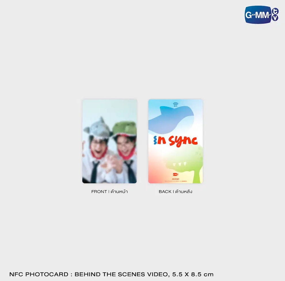 NFC PHOTOCARDS BEHIND THE SCENE - IN SYNC THE OFFICIAL PHOTOBOOK OF SEAKEEN