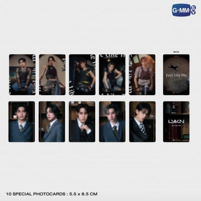 10 special photocards LYKN FEEL LIKE ME PHOTO SET 