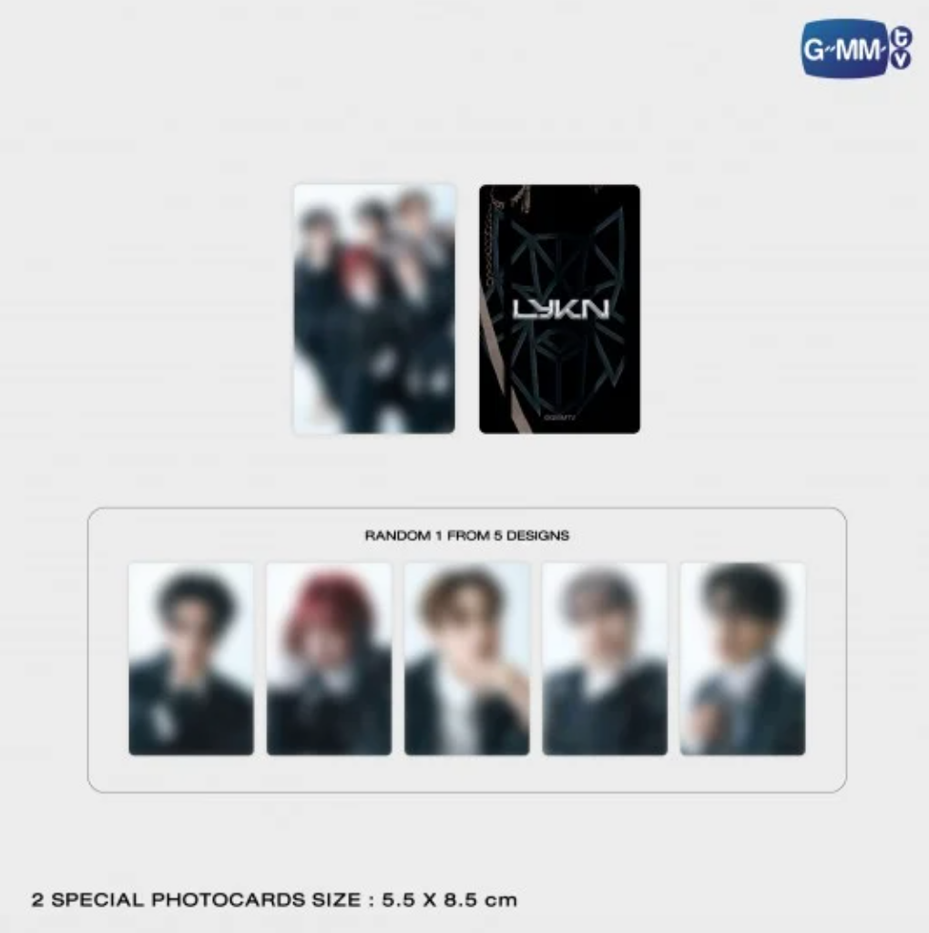 2 Special photocards - LYKN OFFICIAL LIGHT STICK