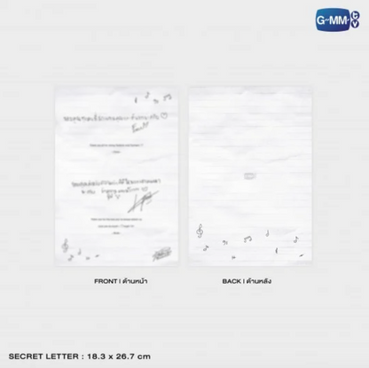 Secret letter - MELODY OF SECRETS MEMORIAL BOXSET 