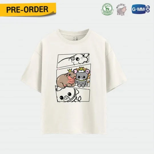 Pre-order - MOO DENG OFFICIAL T-SHIRT OVERSIZE