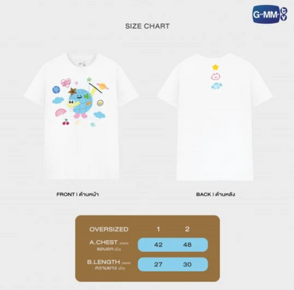 Pre-Order - MR. SATURNWORLD & FRIEND OFFICIAL T-SHIRT