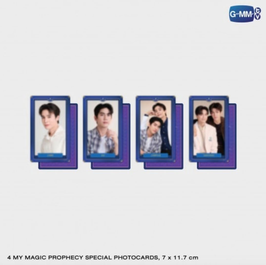 4 my magic prophecy special photocards - MY MAGIC PROPHECY MEMORIAL BOXSET