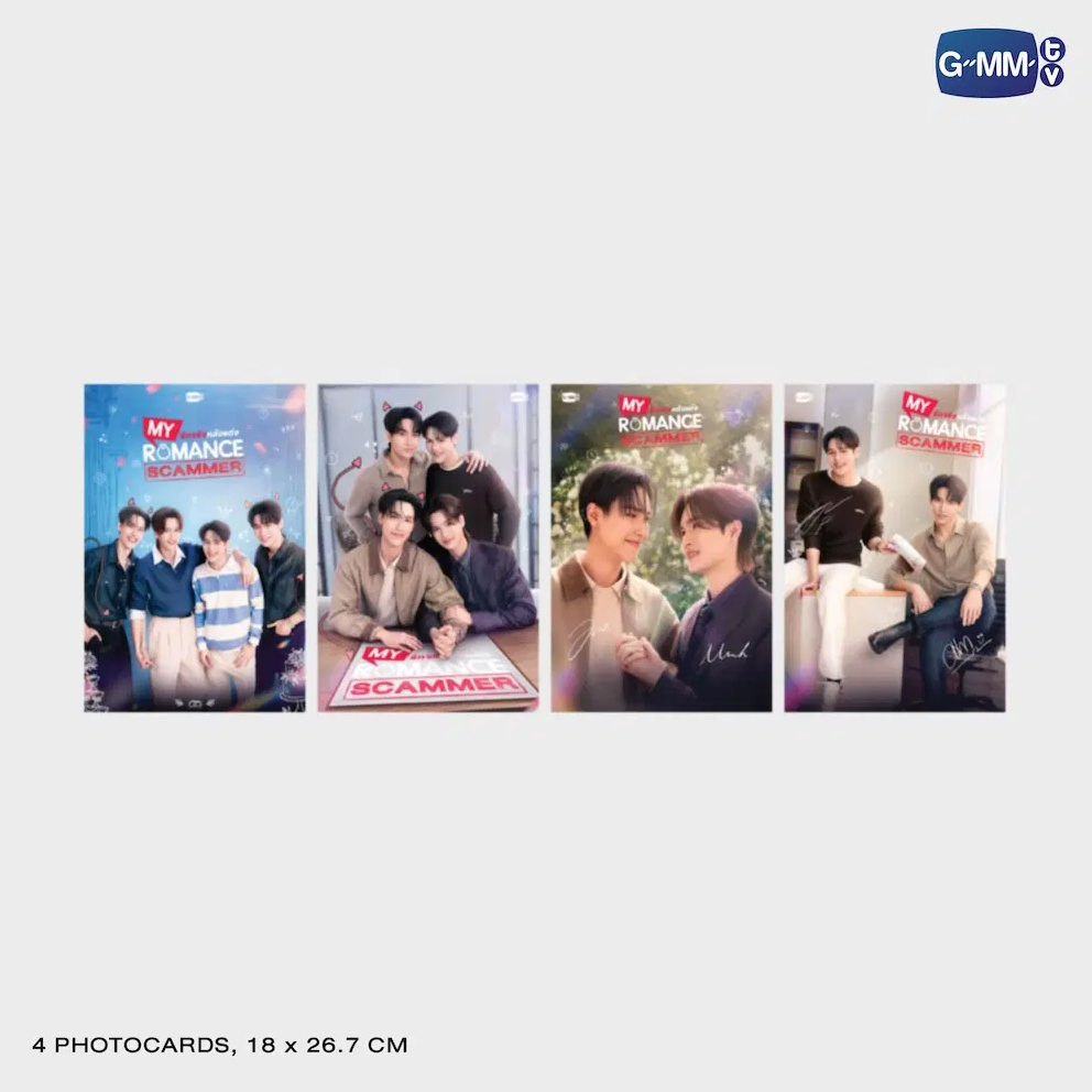 4 photocards - MY ROMANCE SCAMMER MEMORIAL BOXSET