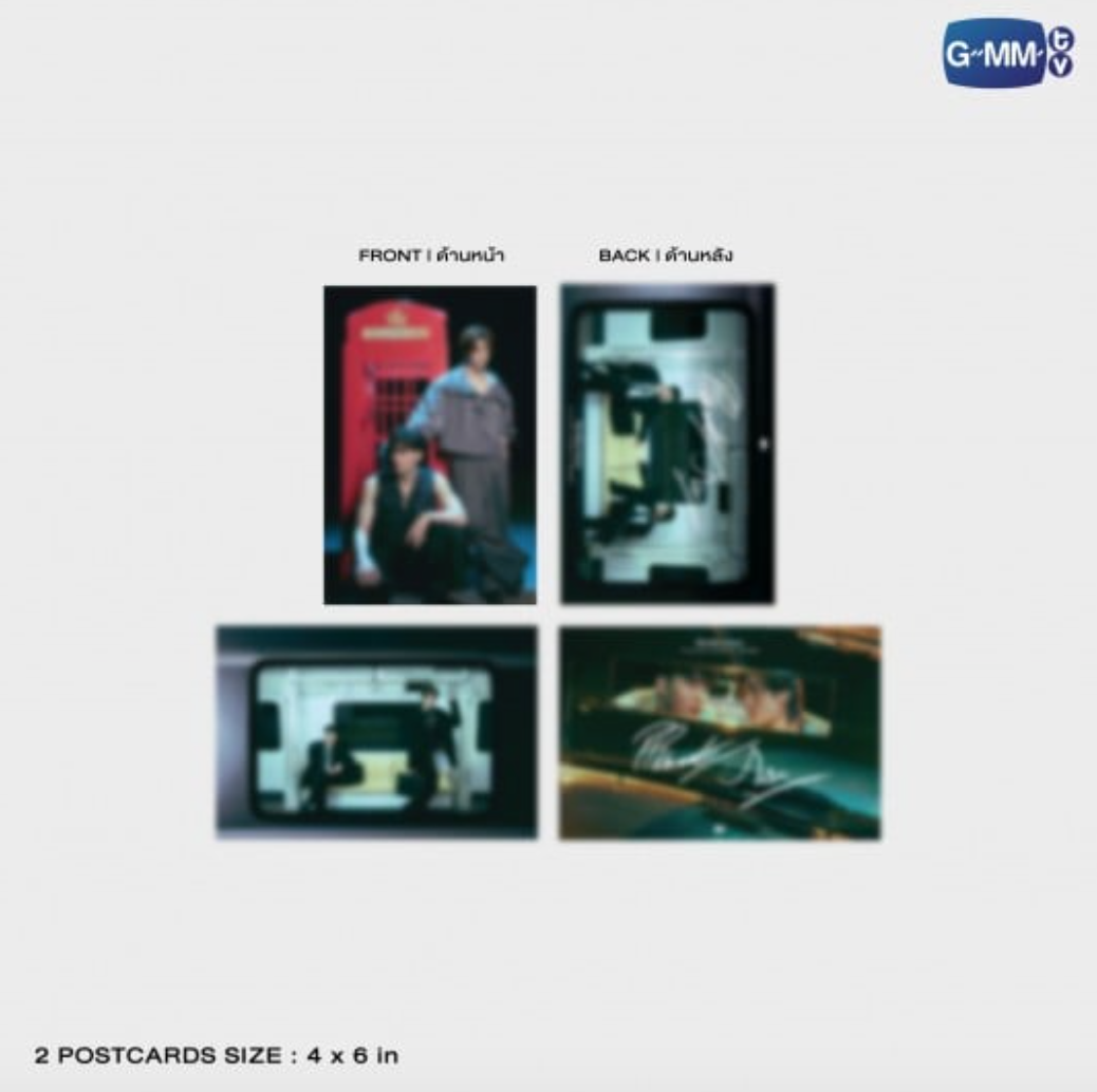 2 POSTCARDS SIZE - RENDEZVOUS THE OFFICIAL PHOTOBOOK OF PONDPHUWIN 