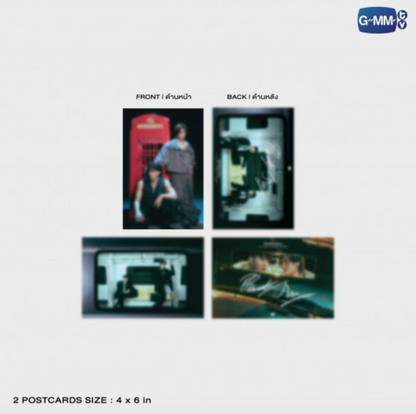 2 POSTCARDS SIZE - RENDEZVOUS THE OFFICIAL PHOTOBOOK OF PONDPHUWIN 
