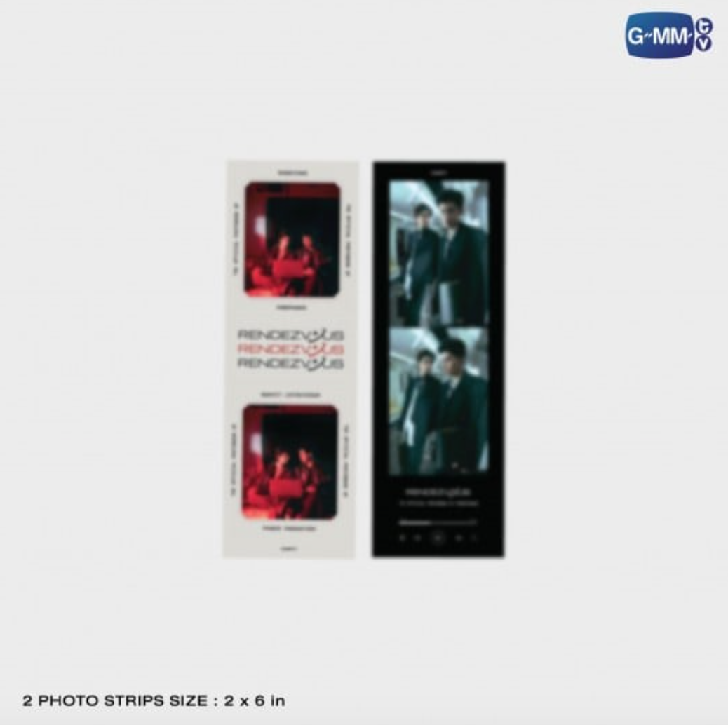 2 PHOTO STRIPS - RENDEZVOUS THE OFFICIAL PHOTOBOOK OF PONDPHUWIN