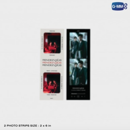 2 PHOTO STRIPS - RENDEZVOUS THE OFFICIAL PHOTOBOOK OF PONDPHUWIN